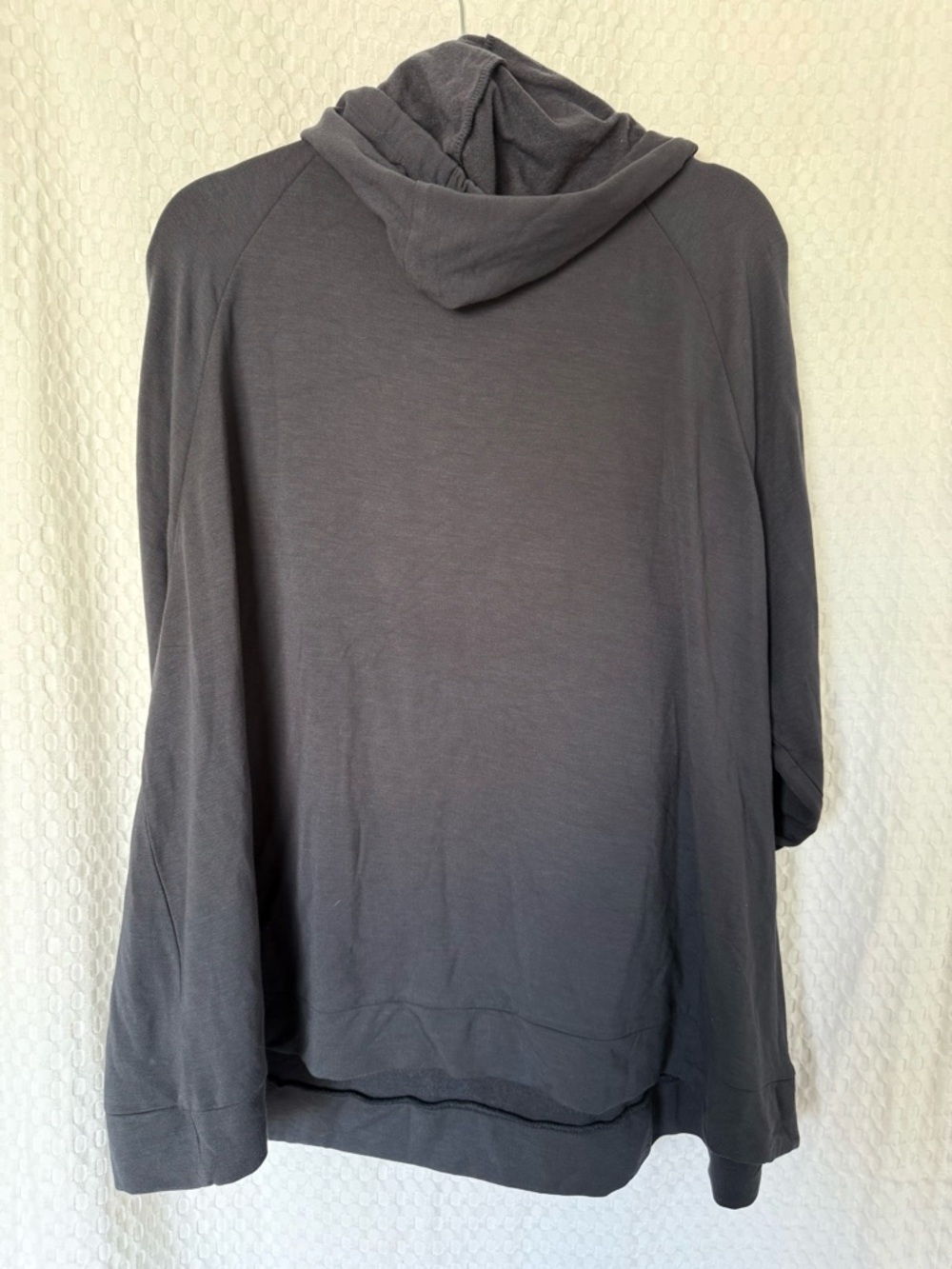 Koolaburra Blue Hoodie Lightweight Pullover Athleisure V Neck Pocket M - Picture 2 of 4